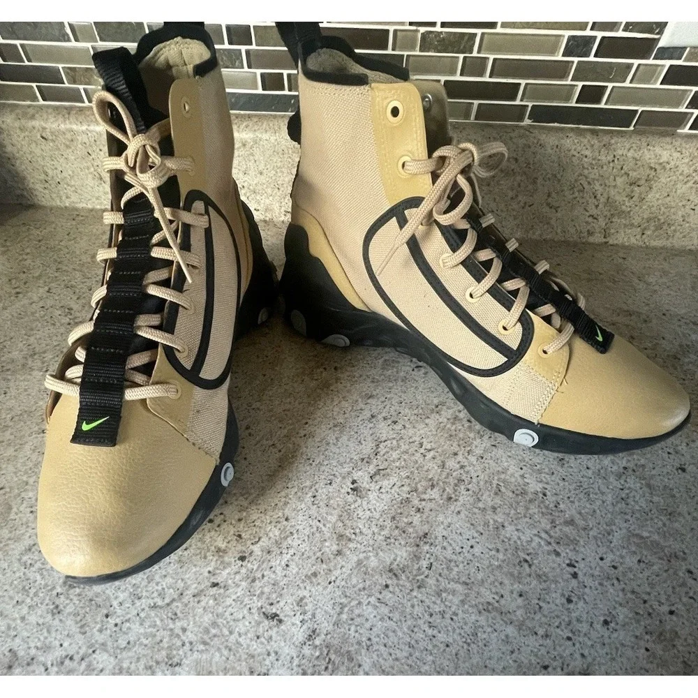 RARE🔥 Size 13 - Nike React Ianga ACG TheIoth Club Gold Electric AV5555-700